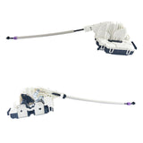 Pair of rear door lock actuators A2047300435 for Mercedes-Benz