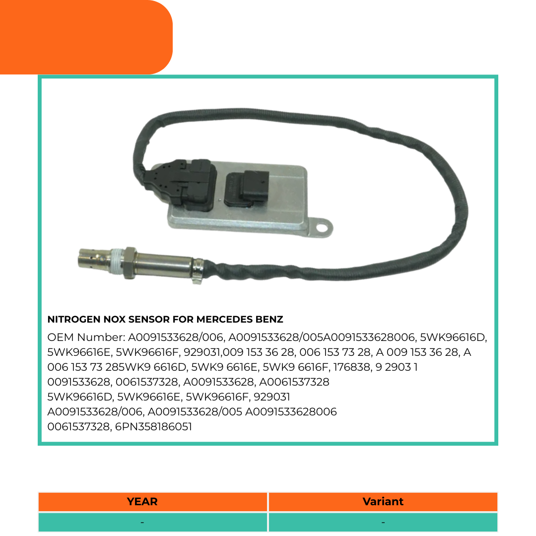 24V NOx sensor for Mercedes Arocs