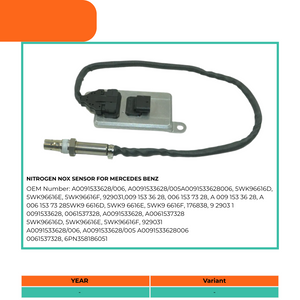 24V NOx sensor for Mercedes Arocs