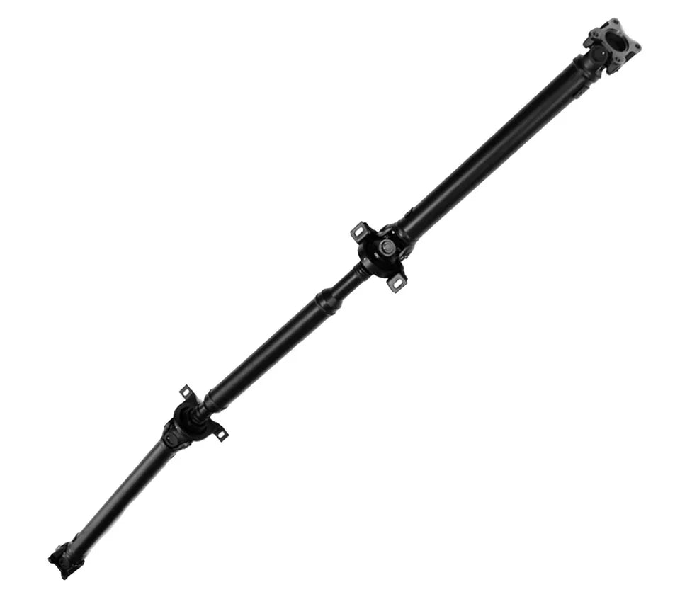 Close‑up of universal joints on heavy duty propshaft for Mercedes W639