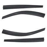 4pcs Of Front & Rear Wind Deflectors for Mitsubishi: L 200, L 200 / Triton 2005-2015