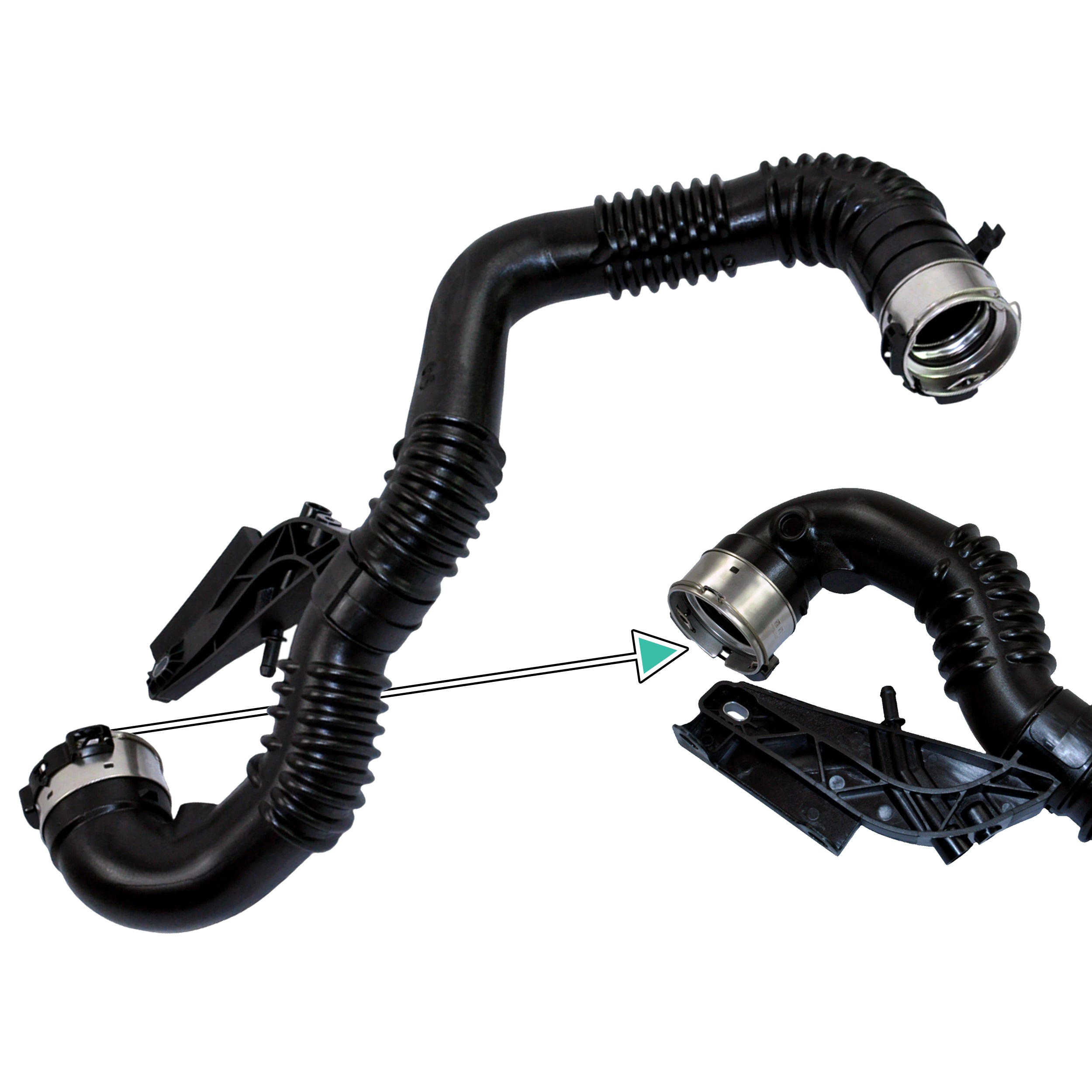 Turbo intercooler hose pipe for Nissan Qashqai Qashqai+2 X-Trail Renault Kadjar
