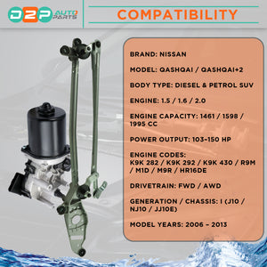 front windscreen wiper motor linkage for Nissan cars