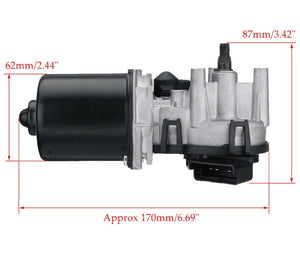 Water-resistant wiper motor housing for Qashqai windscreen system