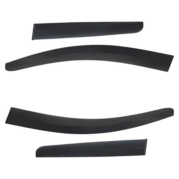 4pcs Of Front & Rear Wind Deflectors for Nissan: Qashqai+2