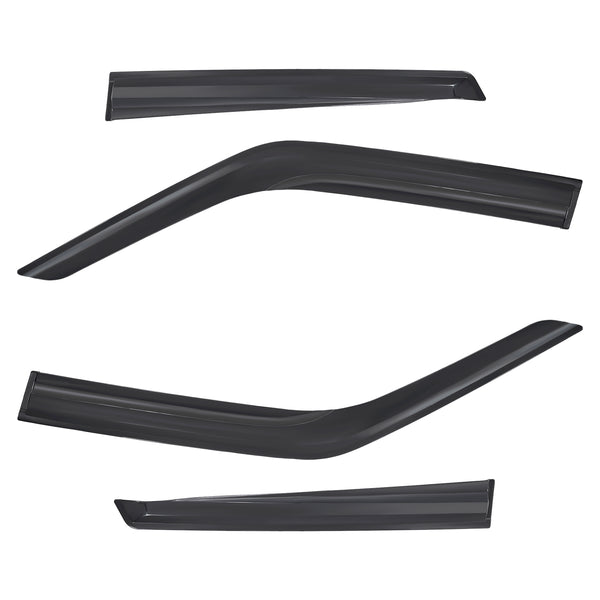 4pcs Of Front & Rear Wind Deflectors for Nissan: Juke 2011-2019 SUV