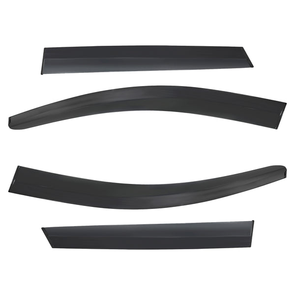 4pcs Of Front & Rear Wind Deflectors for Nissan: Qashqai 2014-2021