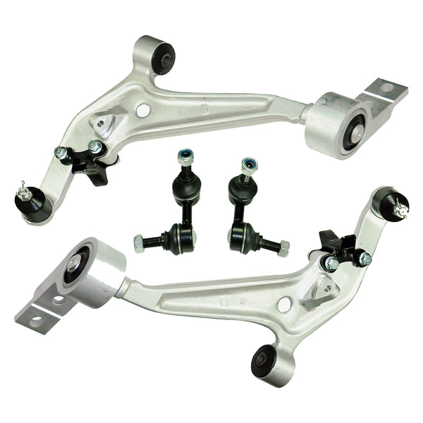 Front Lower Suspension Track Control Arms & Links Kit For Nissan X-Trail