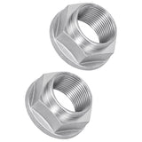 X2 Rear Hub Nut Bearing Nut For Peugeot 406 407 508 607 Partner 373917 373928