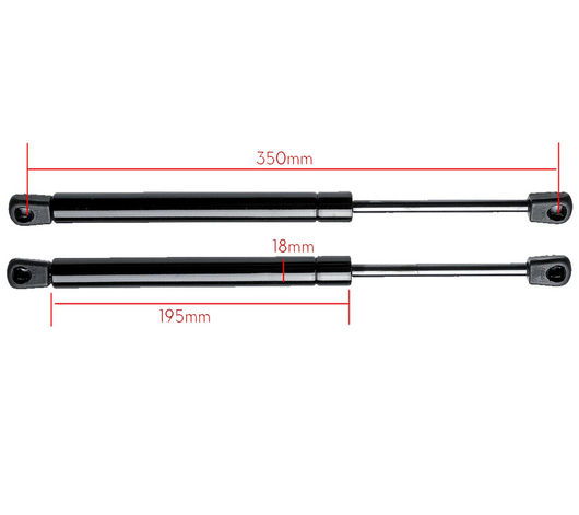 rear hatch gas strut twin pack for Peugeot 207 8731L7 suitable for both sides