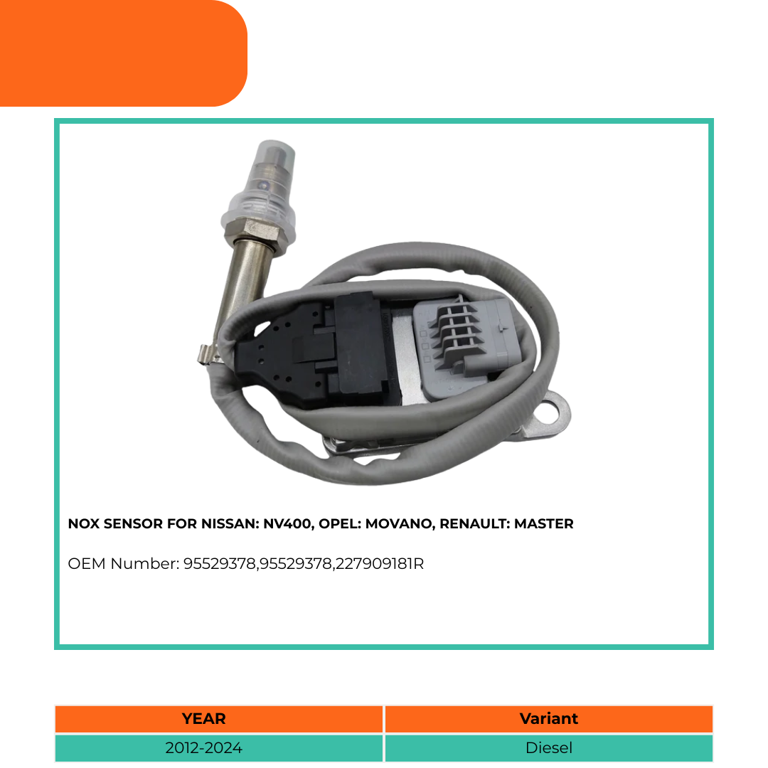 Aftermarket nitrogen-oxide sensor for Opel Movano / Nissan NV400 exhaust system