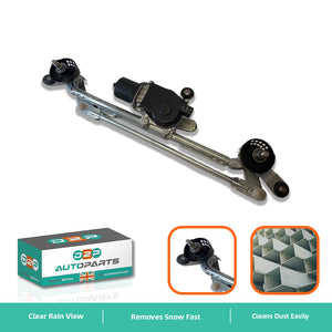 Front wiper linkage with motor for Nissan Renault vehicles