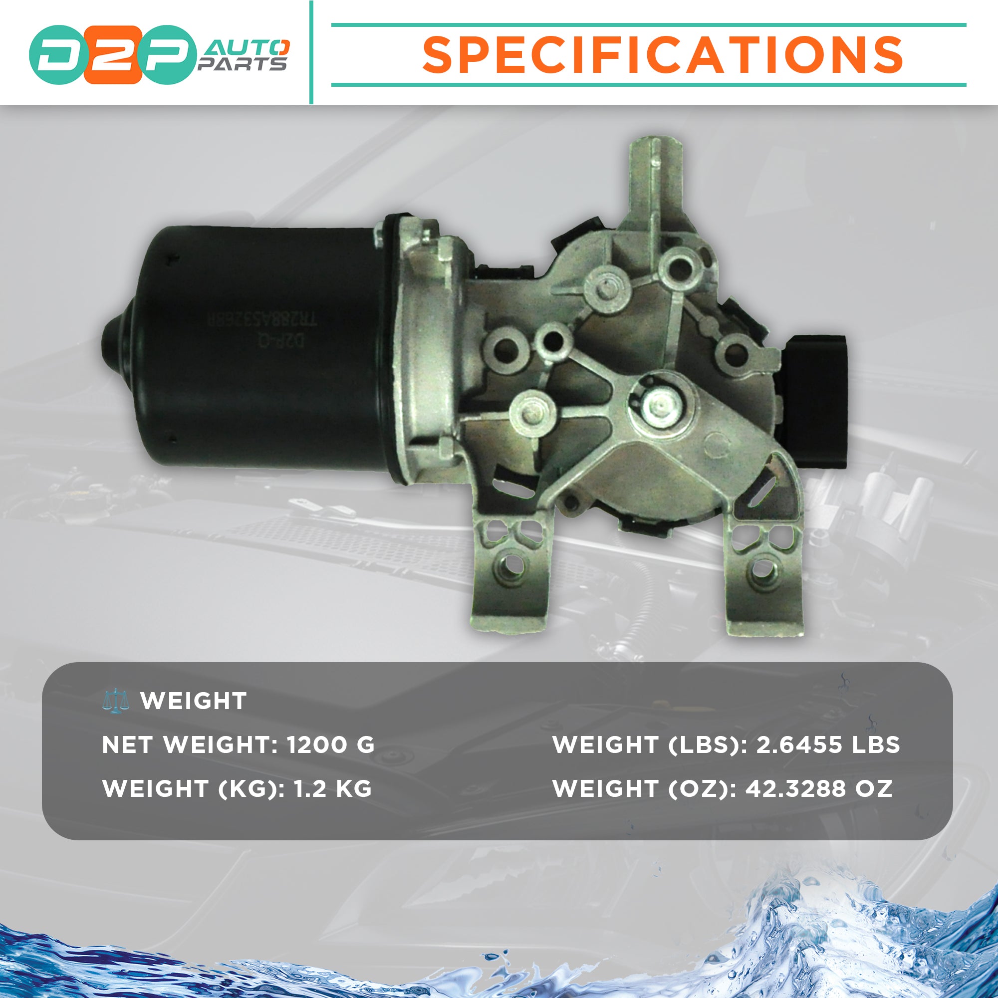 Renault Clio wiper motor assembly spare image