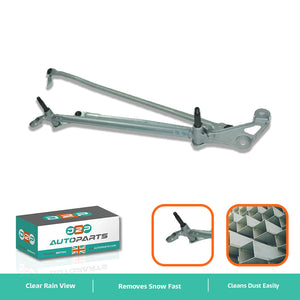 Windscreen wiper motor and linkage for Renault Clio hatchback