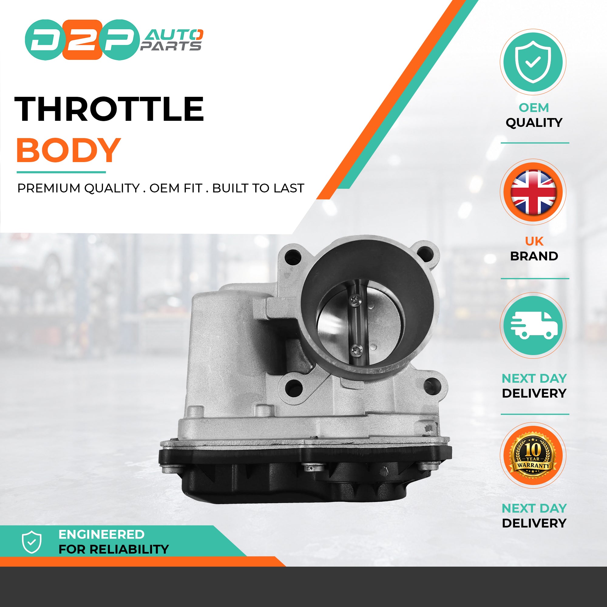 Throttle Body 12V For Renault/Dacia Sandero 8200568712
