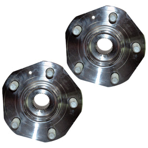 Tesla Model Y wheel bearing pair replacement – bearing hub and flange visible