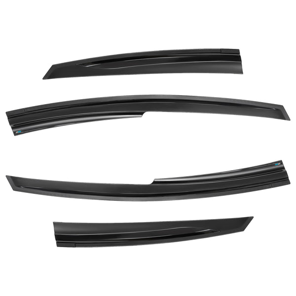 4pcs Of Front & Rear Wind Deflectors for Toyota: Prius 2009-2012 SEDAN