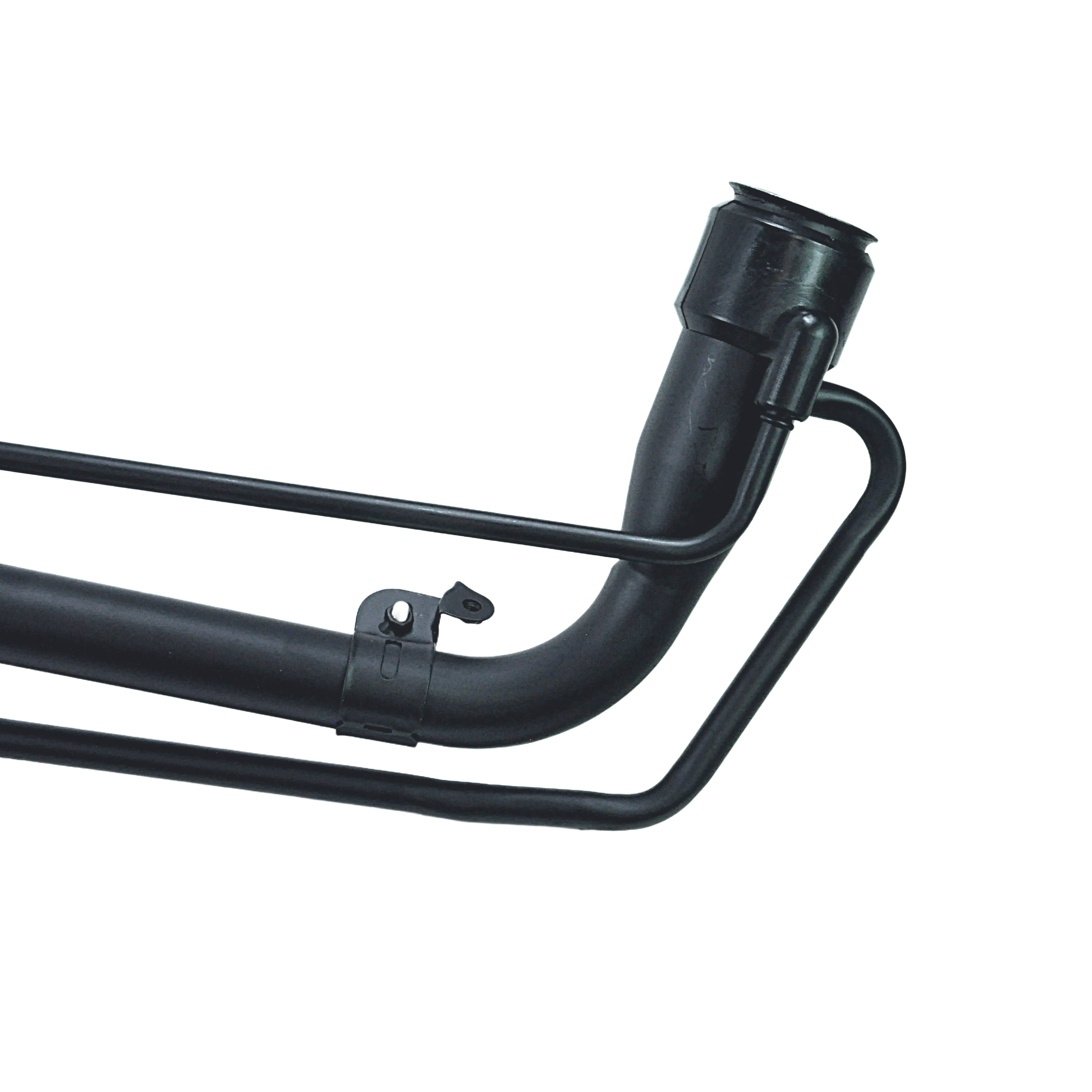 Toyota RAV4 fuel filler neck connector and hose ports close-up