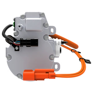 Tesla air conditioner compressor assembly