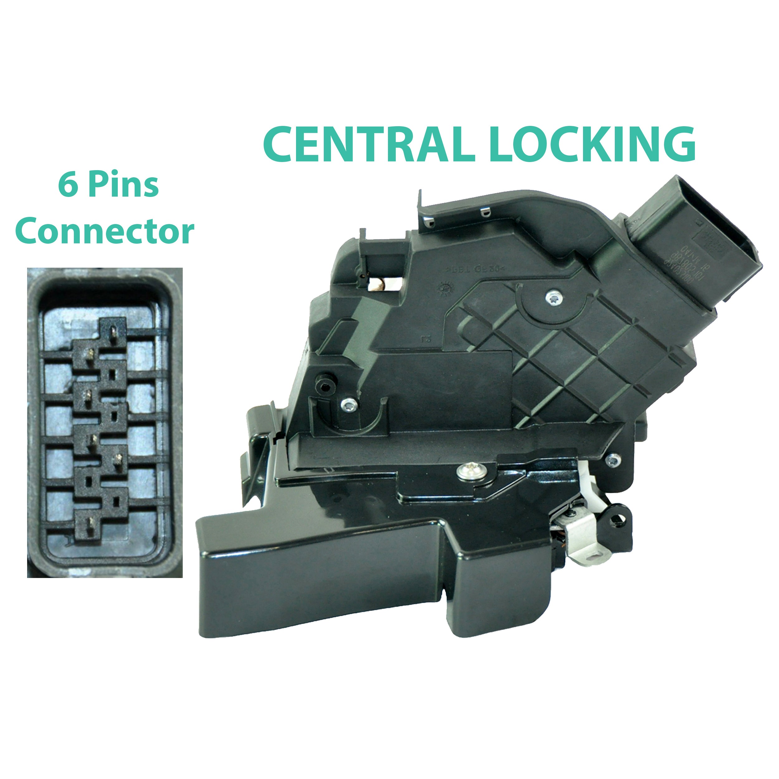 Volvo front left passenger side door lock mechanism assembly
