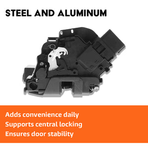 Left passenger side door lock for Volvo models close-up
