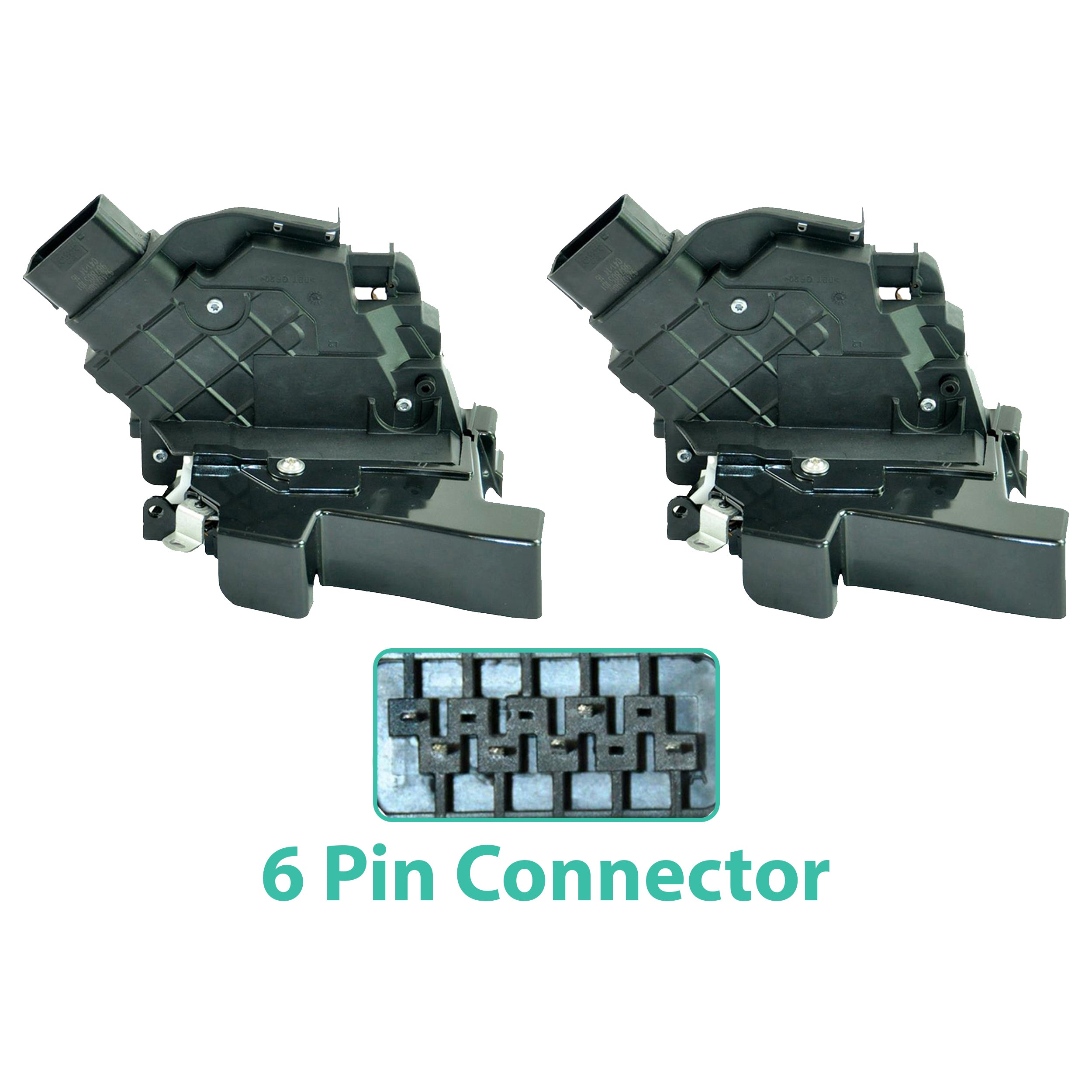 Front Door Lock Mechanism Pair For Volvo: C30, C70, S40, S80, V50, V70, XC60, XC70