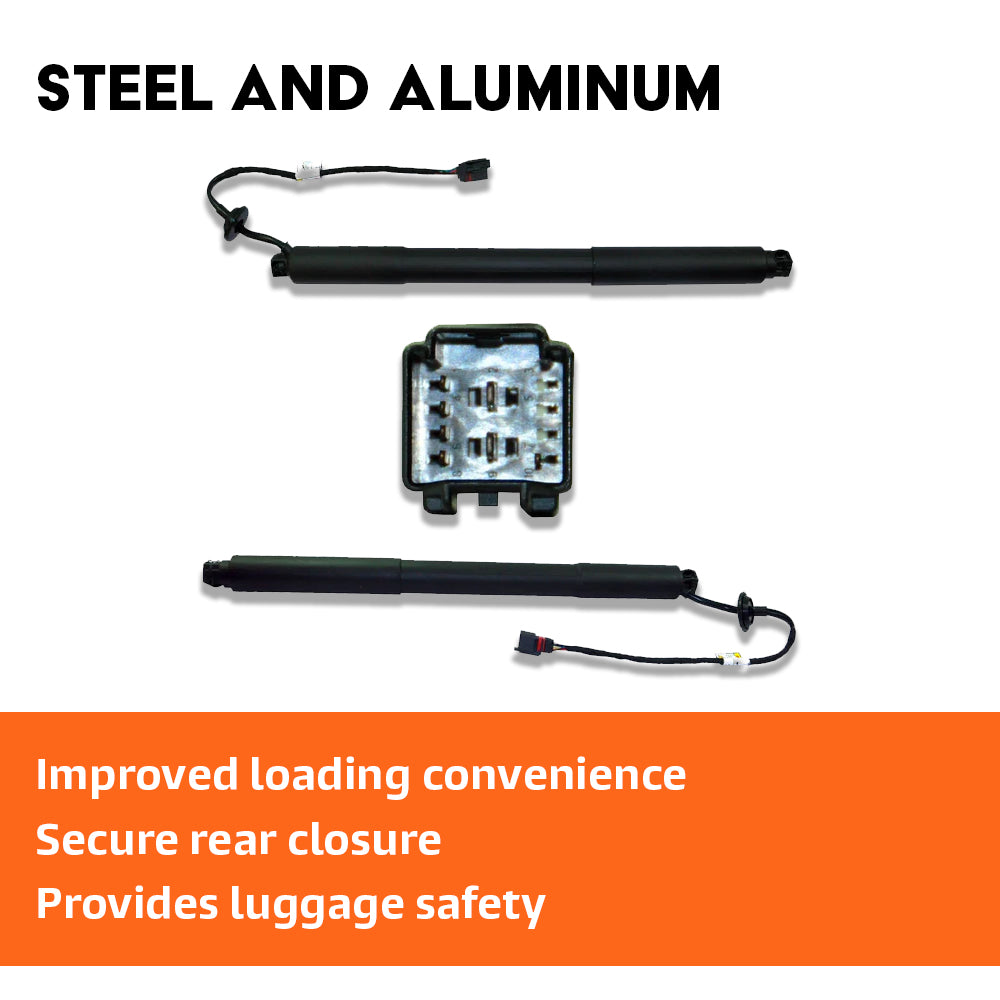 Volvo XC60 tailgate shock absorber strut close-up