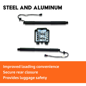 Volvo XC60 tailgate shock absorber strut close-up