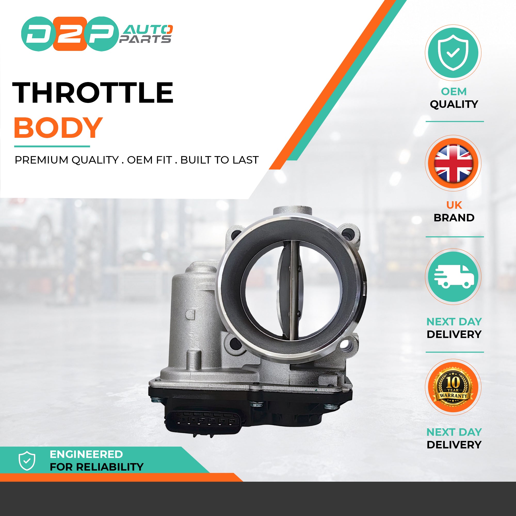Throttle Body For Volvo S60, S80, S90, V40, V60, V70, V90 Xc40, Xc60, Xc70, Xc90