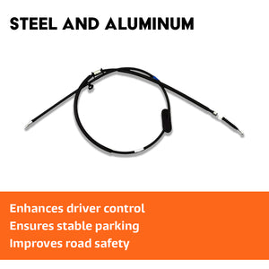 left hand parking brake cable for Chevrolet and Vauxhall cars