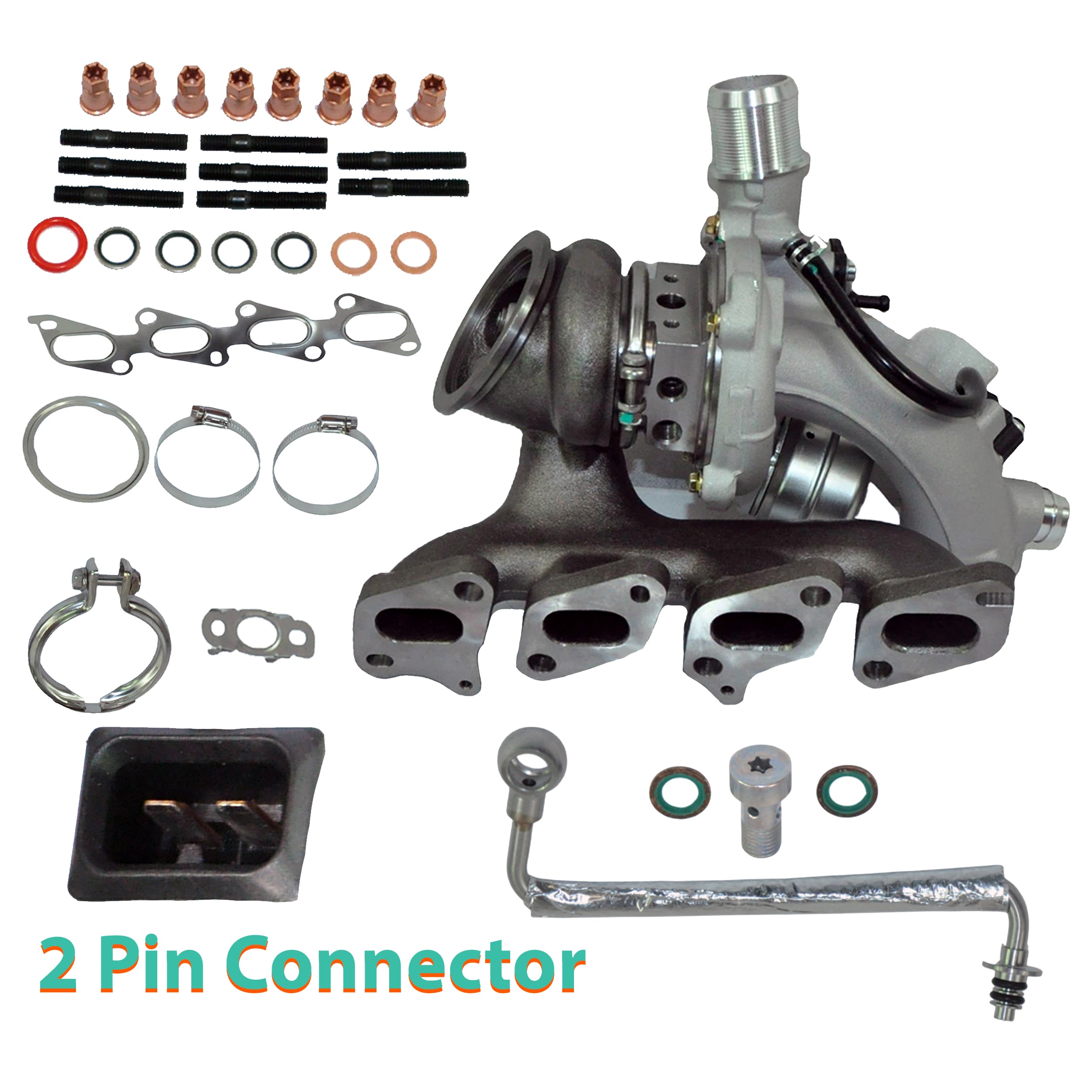 Turbocharger for Chevrolet, Ford, Hyundai, Nissan, Opel, Peugeot, Renault, Seat, Vauxhall