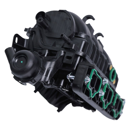 Side view of the Vauxhall Corsa intake manifold with visible connections