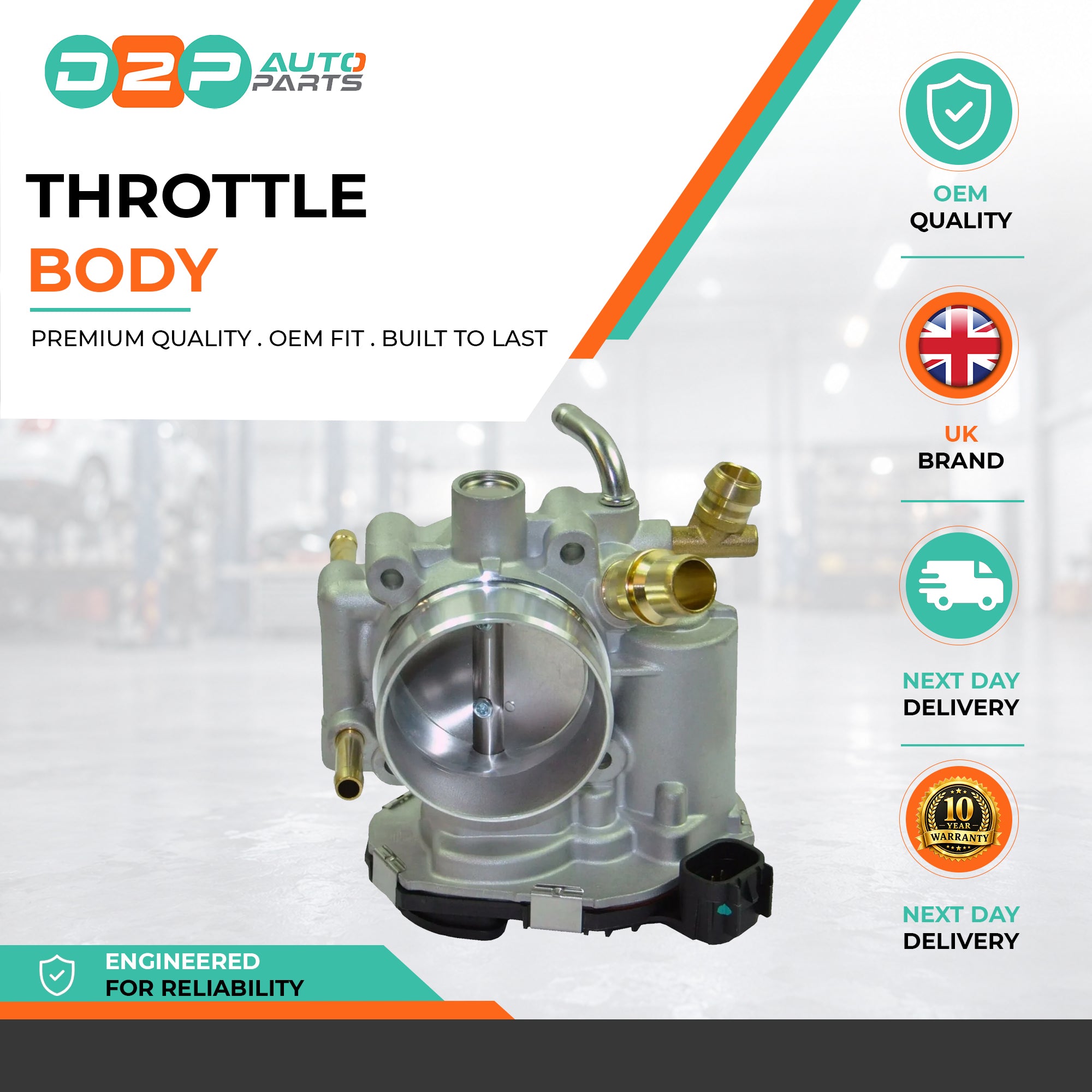 12V Throttle Body For Vauxhall-Opel, and Chevrolet 55577375