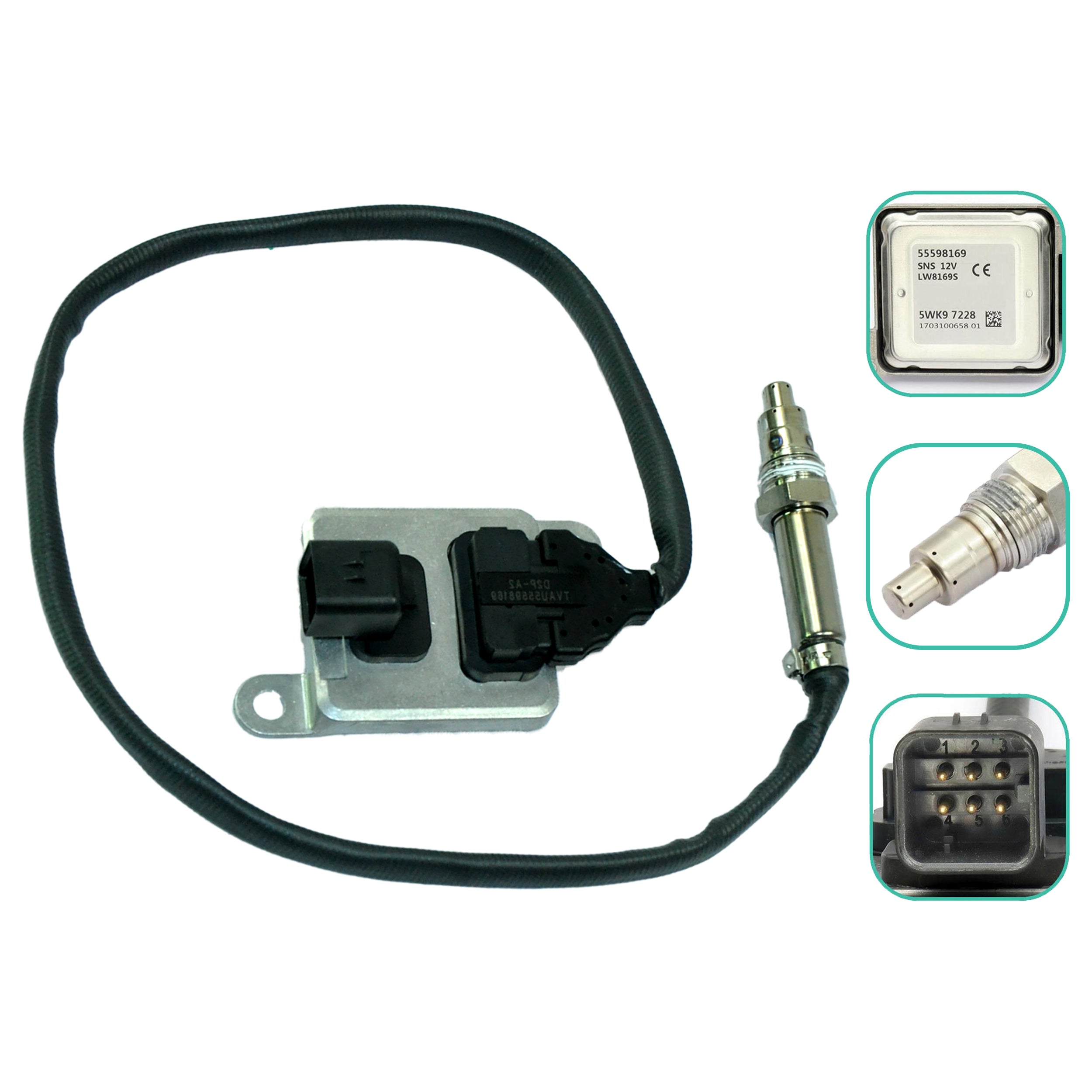Nox Sensor Nitrogen Oxide Sensor for Opel: Insignia A Country Tourer, Zafira Tourer, Vauxhall: Insignia, Zafira