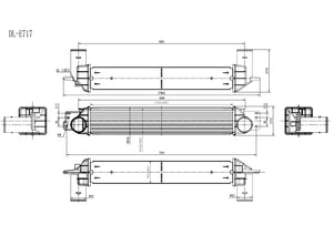 OEM replacement intercooler for Opel Antara