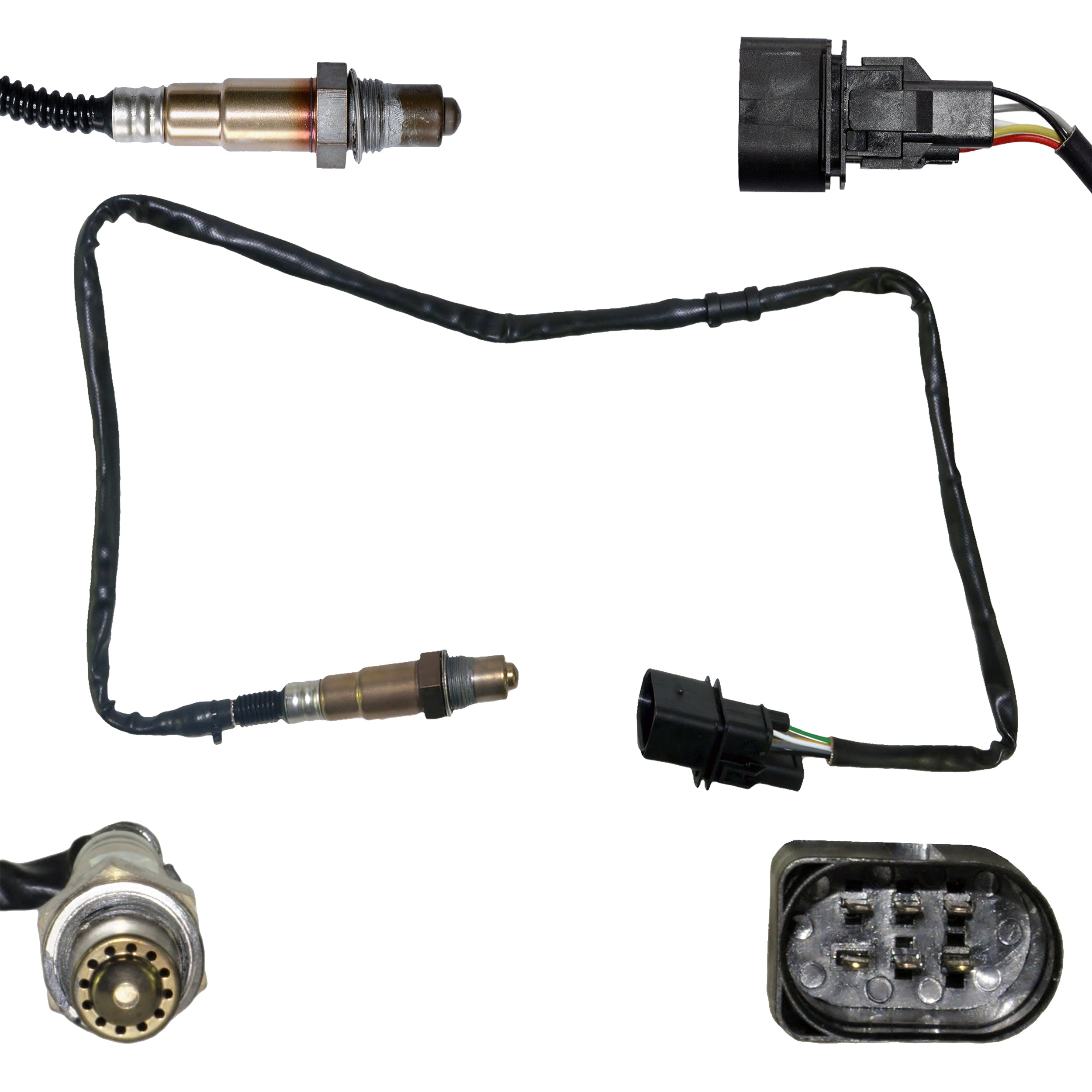 Lambda oxygen exhaust O₂ sensor 021906262B for Audi VW front position