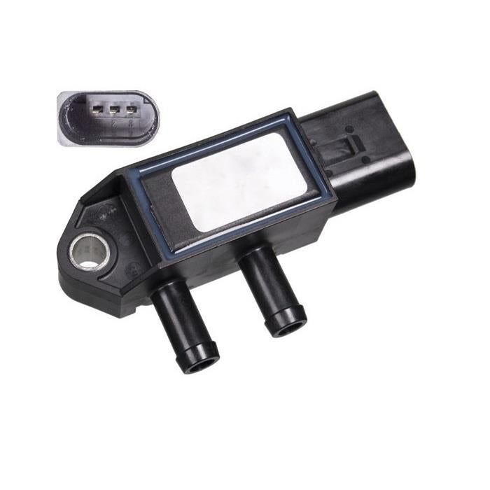 DPF pressure sensor 03L906051D close up automotive component