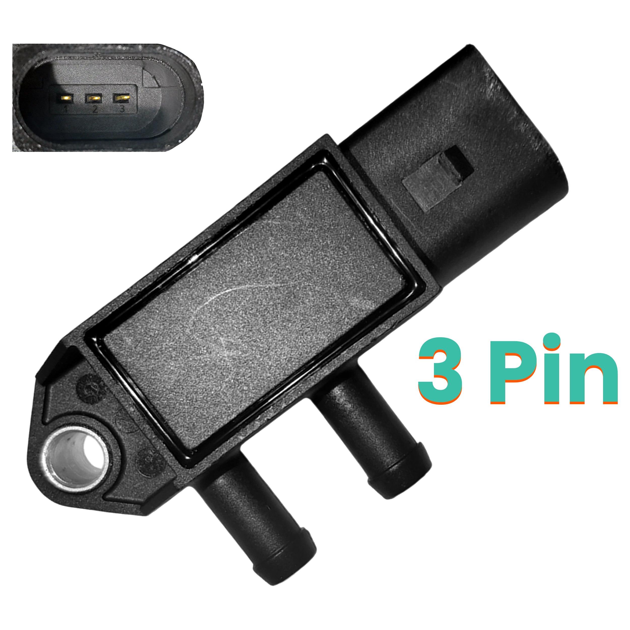 Diesel particulate filter differential pressure sensor 03L906051D for VW Audi