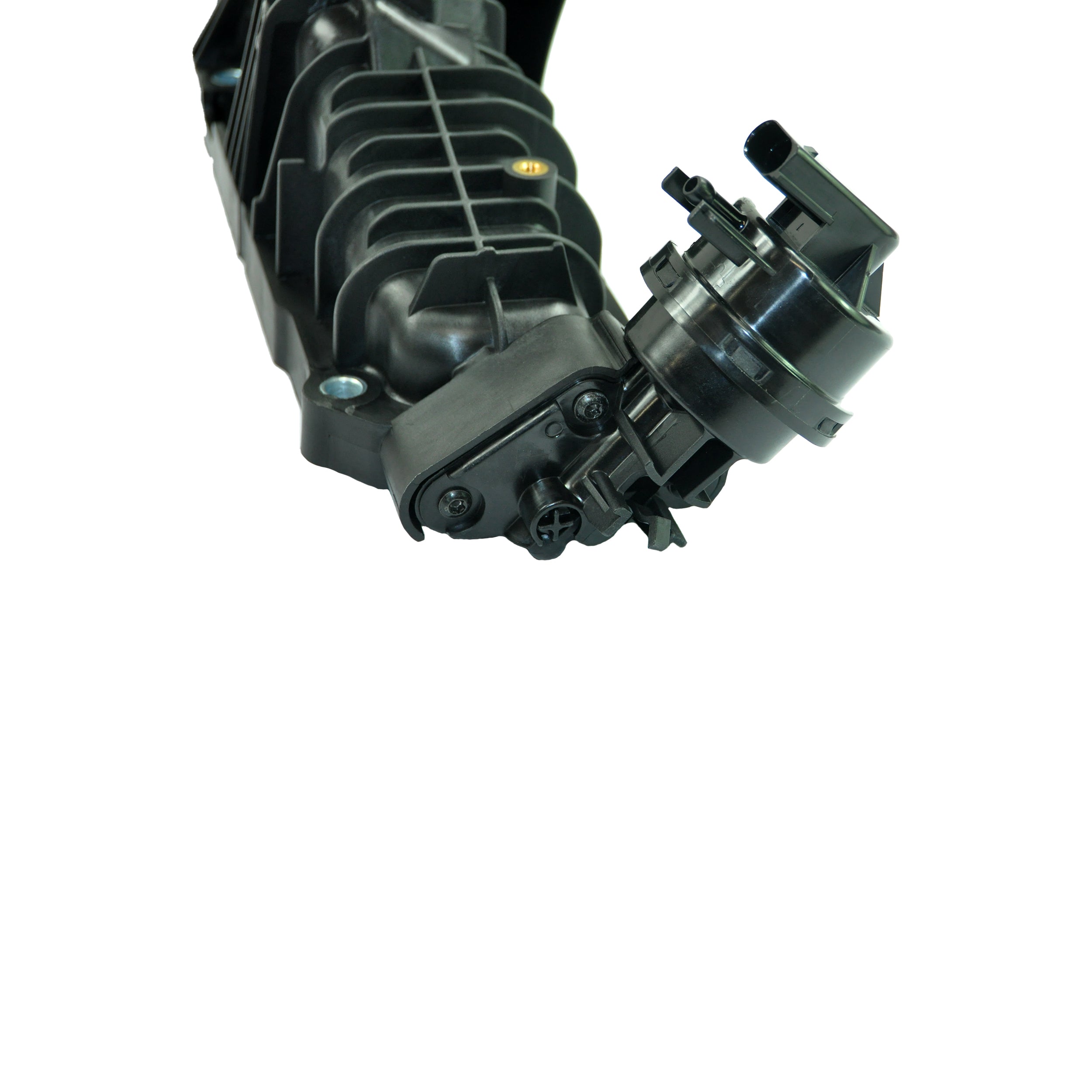Detail view of gasket mounting surface on Volkswagen intake manifold replacement part