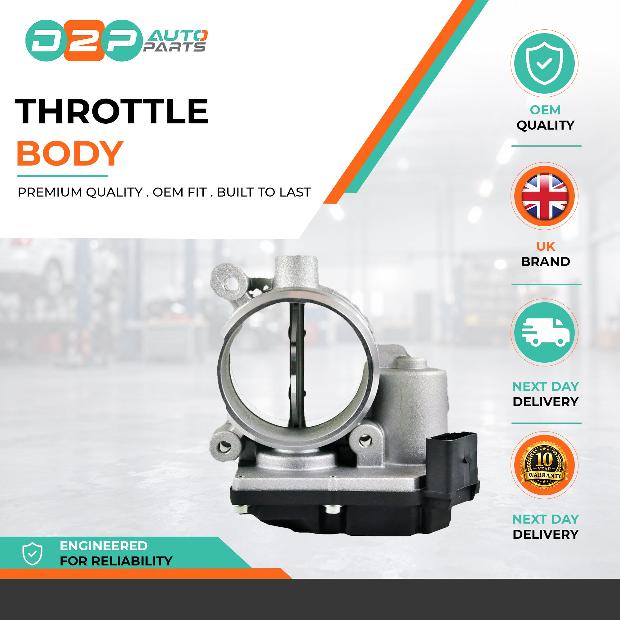 Throttle Body 5 Pins For Audi A6, A6 Allroad, A8, Q7, and VW Touareg, WG1015142