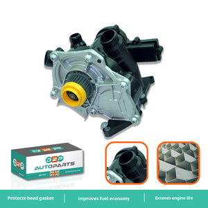 VW water pump and thermostat housing assembly image