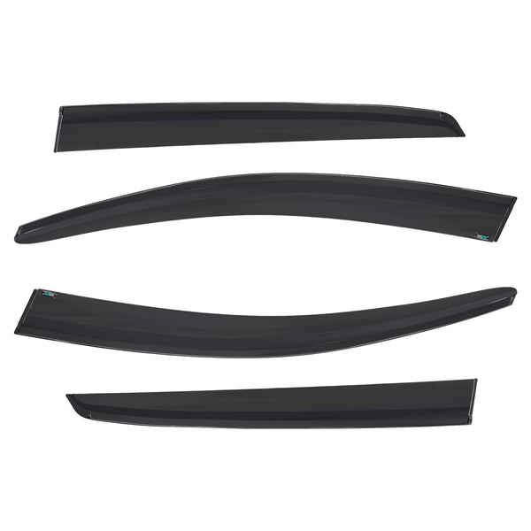 4pcs Of Front & Rear Wind Deflectors for VW: Golf 2003-2009 HB 5D, VW GOLF 2009-2013 HB 5D