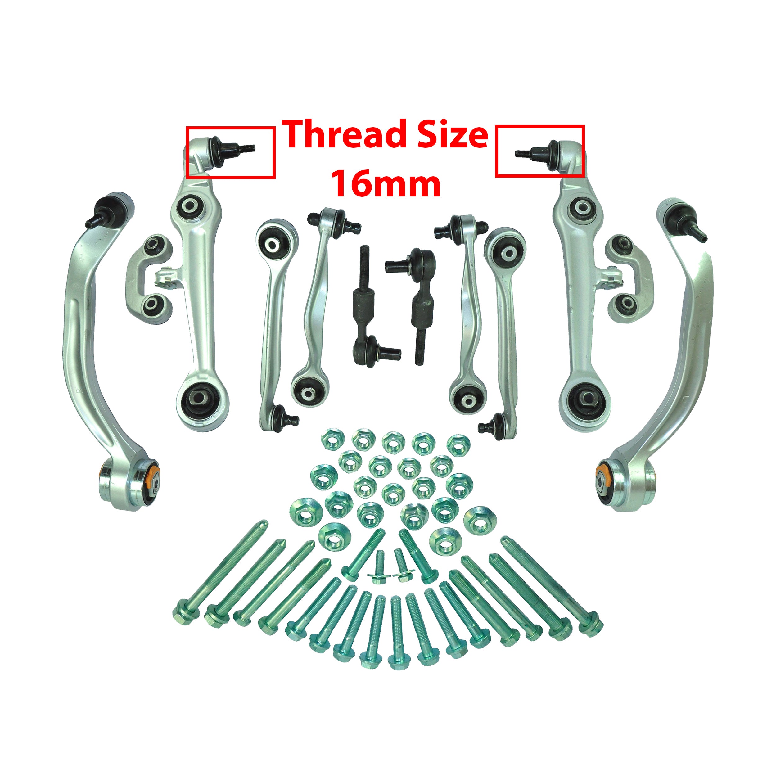 Front Suspension Track Control Arm (16 Mm) For Audi, VW, Seat and Skoda 8D0498998