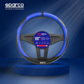 Sparco Steering Wheel Cover, Rubber Ring D38cm Black Carbon Grey PVC For All Car