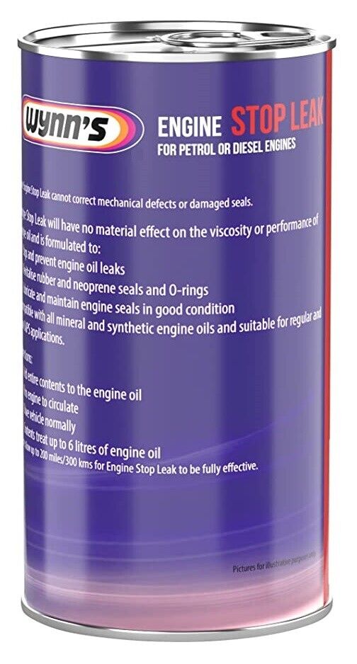 Wynns Engine Stop Leak Sealant Car Van Maintenance OIL LEAK 325ml