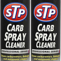 2 x STP CARB CLEANER SPRAY CARBURETTOR INTAKE SPRAY CLEANER PROFESSIONAL 500ML
