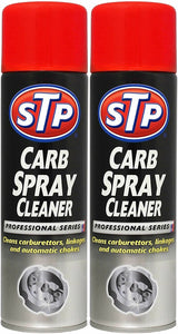 2 x STP CARB CLEANER SPRAY CARBURETTOR INTAKE SPRAY CLEANER PROFESSIONAL 500ML
