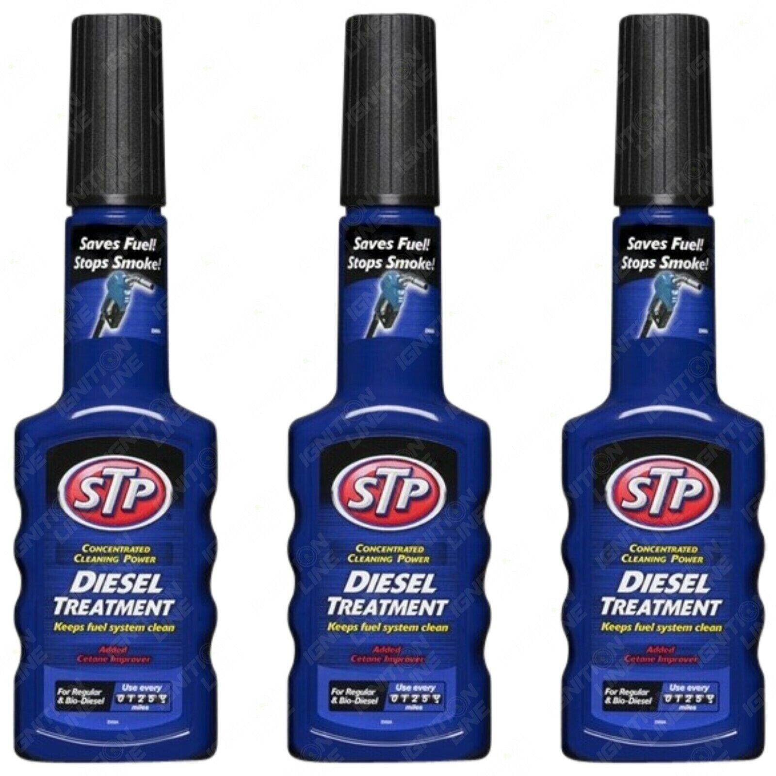 3 x STP Diesel Treatment Fuel System Cleaner Reduce Emissions Saves