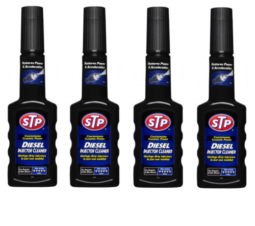 4 x STP 200ml Diesel Injector Cleaner Fuel System Cleaner Additive Restore Power