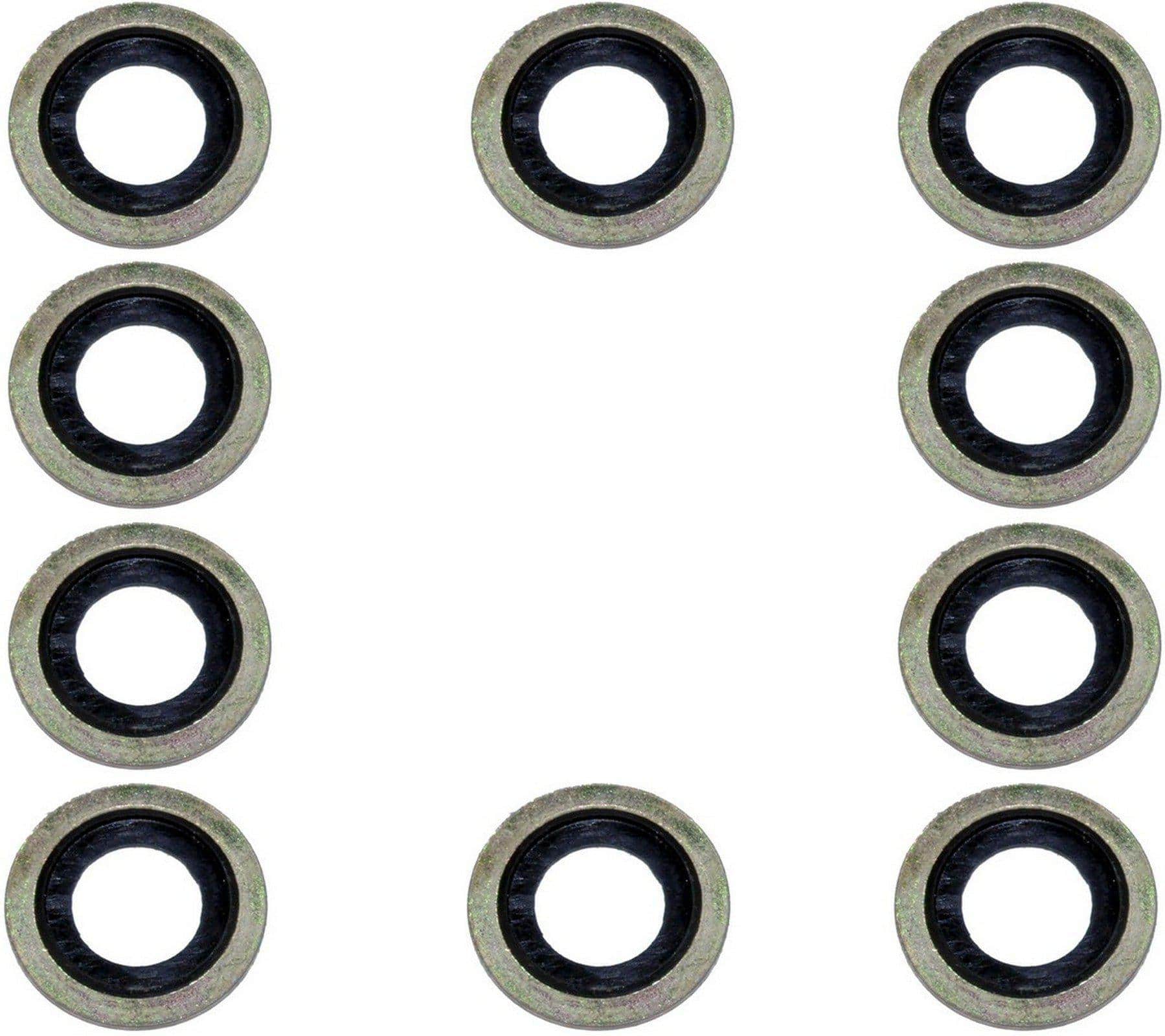 10X Oil Drain Sump Plug Washers X10 For Peugeot, Citroen, Ford, Land Rover, and Mazda - D2P Autoparts